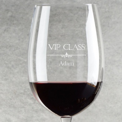 Kieliszek do wina w rozmiarze XXL z personalizacją VIP CLASS