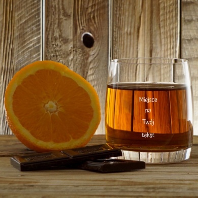 Szklaneczka do whisky z grawerem OSOBISTA DEDYKACJA klasyczny tumbler personalizowany