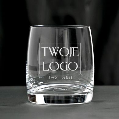 Grawerowana Szklanka do whisky Twoje Logo