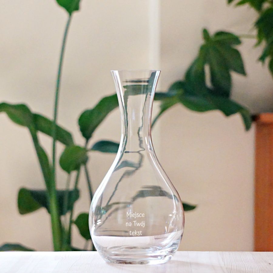 Karafka z grawerem Twoja Dedykacja oryginalny prezent personalizowany Karafka z grawerem Twoja Dedykacja oryginalny prezent personalizowany