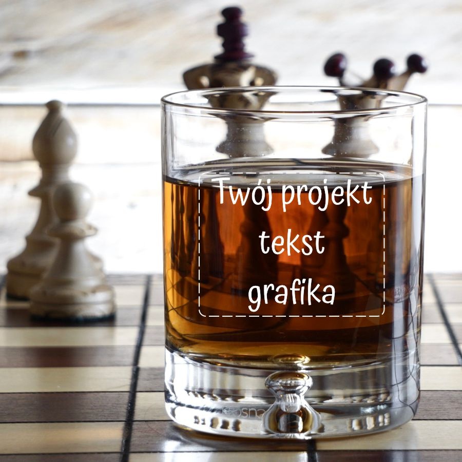 Premium Szklanka do whisky z grawerem Twój Projekt markowy prezent dla mężczyzny